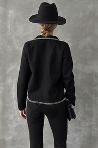 Topshow Black Suede Wholesale Shirts #5