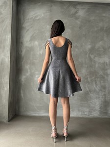 Topshow Silver Lurex Dress #5