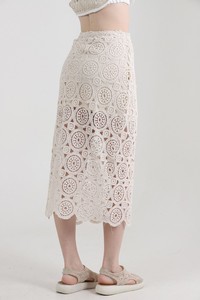 Topshow Raw Lace Long Wholesale Skirt #5