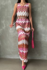 Topshow Fuchsia Wholesale Dress #1