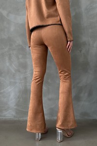 Topshow Tan Suede Wholesale Trousers #5