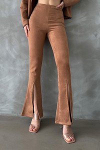 Topshow Tan Suede Wholesale Trousers #4