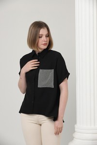 Black -mesh shirt #1