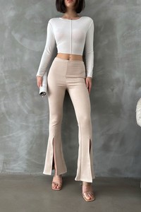 Topshow Stone Suede Wholesale Trousers #5