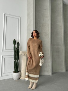 Topshow Biscuit Wholesale Knitwear Dress #3