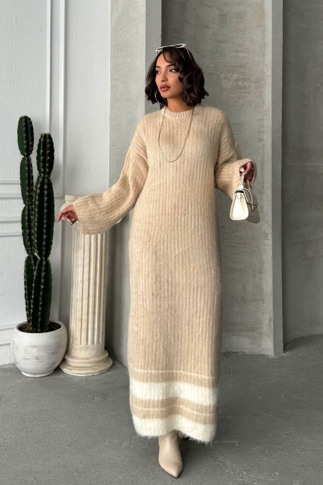 Topshow Mink Wholesale Knitwear Dress